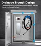 Stainless Steel Wall-Mounted EV Charger Protection Box