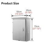 Stainless Steel Wall-Mounted EV Charger Protection Box