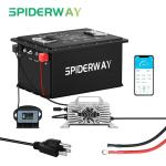 48V 105Ah Lithium Golf Cart Battery W/ 25A Chargerfor Advanced EV1 & Icon EV