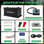 48V 105Ah Lithium Golf Cart Battery W/ 25A Chargerfor Advanced EV1 & Icon EV