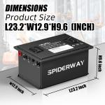 48V 105Ah Lithium Golf Cart Battery W/ 25A Chargerfor Advanced EV1 & Icon EV