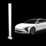 150cm Wall-Mounted EV Charger Stand for Outdoors