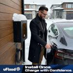 Compact Outdoor EV Charger Enclosure with Lock