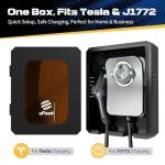 Compact Outdoor EV Charger Enclosure with Lock