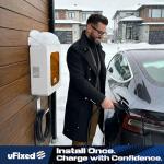 Compact Weatherproof EV Charger Wall Box with Lock