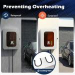 Compact Weatherproof EV Charger Wall Box with Lock