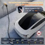 MECMO 50A EV Charger Adapter for 4 Prong