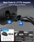 Ecogenix Tesla to J1772 Charging Adapter - 80A