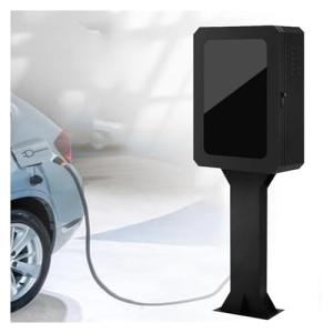 Heavy Duty Outdoor EV Charger Stand with Lock