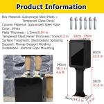 Heavy Duty Outdoor EV Charger Stand with Lock