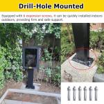 Heavy Duty Outdoor EV Charger Stand with Lock