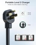 32A Level 2 EV Charger with 25ft Cable