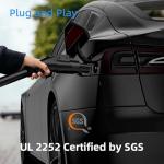 Tesla J1772 Charger Adapter, 80A Fast Charging