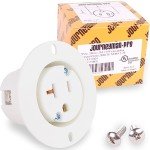 Journeyman-Pro HJP-5379WH 20 AMP EV Charger Socket