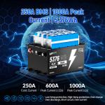 48V 105Ah LiFePO4 Lithium Battery with Bluetooth