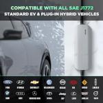 Morec 15A Portable EV Charger with 20FT Cable