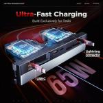 65W USB Charger Hub for Tesla Model 3 & Y