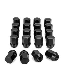 Black Lug Nuts for Cadillac, Chevy, Dodge, Tesla