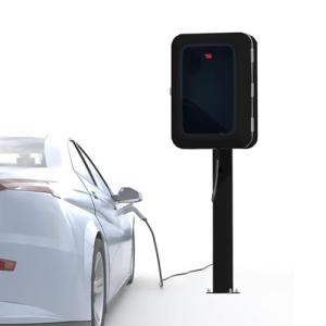 Waterproof Commercial EV Charger Stand with Pedestal