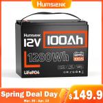 12V 100Ah Bluetooth Lithium Battery for RVs