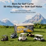 Power Queen 48V 100Ah Bluetooth Lithium Battery