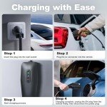 Portable EV Charger with 20FT Cable, 3.5KW