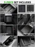 Tesla Model 3 Center Console Organizer Tray Set