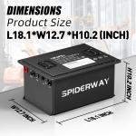 48V 105Ah Lithium Golf Cart Battery W/ 25A Chargerfor Advanced EV1 & Icon EV