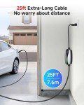 Portable 16Amp EV Charger for Tesla with 25FT Cable