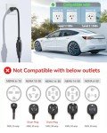 Portable 16Amp EV Charger for Tesla with 25FT Cable