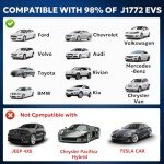 NACS to J1772 EV Charging Adapter, 80Amp 250V