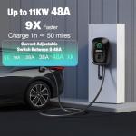 GRECELL Level 2 EV Wall Charger with 25FT Cable