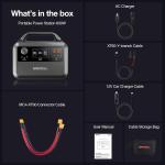 600W Portable Solar Power Station for Home and Travel