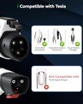 Tesla to J1772 Adapter with Display, 60Amp 250V