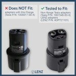 Tesla Charger Lock - 2 Pack for J1772 Adapter