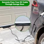 LZSTEC EV Charger Cable Protector for Garage Doors