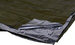 Survive Outdoors Longer 90% Heat Reflective Heavy-Duty Emergency Blanket - Thick, Rugged Rescue Blanket for Disaster Preparedness Kit - Waterproof, Windproof, Tear-Resistant - 58" x 98", 3.2 oz, Green
