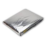 Emergency Thermal Mylar 2 Person Sleeping Bags- 1 Pack -Ultra Compact for Camping, Survival, Disaster Bivouac Shelter- Pocket Sized, 7.25ft x 5.25ft - Retains 90% of Body Heat and Repels Wind & Water