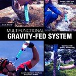 SimPure Gravity Water Filter, Portable Gravity-Fed Water Purifier with 3L Gravity Bag, Tree Strap, BPA Free Survival Gear and Equipment for Camping Hiking Emergency Preparedness