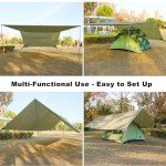 Large Waterproof Camping Tent Tarp for Outdoor Adventure
