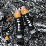 Personal Straw Water Filter to purify Water, Emergency Water Straws Portable Gear for Hiking, Camping, Travel, Fishing, Outing and Emergency Preparedness(2 Pack)