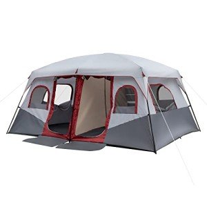 Spacious 8-10 Person Weatherproof Camping Tent