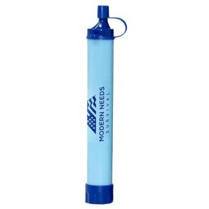 Ready Filter — Personal Water Filter Straw for Your Backpacking Gear | Water Filtration System Survival for Outdoor & Camping Supplies | Ultralight, Portable, and Durable Emergency Water Purifier (1)
