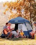 OutdoorMaster 4-Person Weatherproof Pop-Up Camping Tent