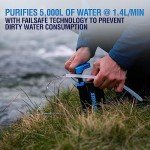 LifeSaver Wayfarer Water Purifier – Compact Military Grade Water Purification System up to 5,000L – Perfect for Camping, Hiking, Backpacking, Survival and Emergency Preparedness