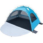 Night Cat Portable Beach Tent for 2-4 People