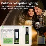 Solar Electric Water Purfier Survival w/ 3W Light, Portable Electric Water Filter Camping Backpacking Hiking Travel Emergency, Water Filtration System Survival, Water Purification Tablets Alternative
