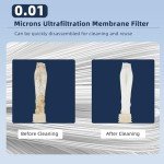 PRO - 99.999% Purification Rate Hand Pump Water Filter, High Volume Water Purifier Camping, Outdoor Portable Group Water Purifier Military Grade Survival and Emergency Preparedness