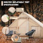 Inflatable Camping Tent for 2-4 People