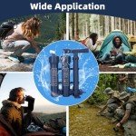 PRO - 99.999% Purification Rate Hand Pump Water Filter, High Volume Water Purifier Camping, Outdoor Portable Group Water Purifier Military Grade Survival and Emergency Preparedness